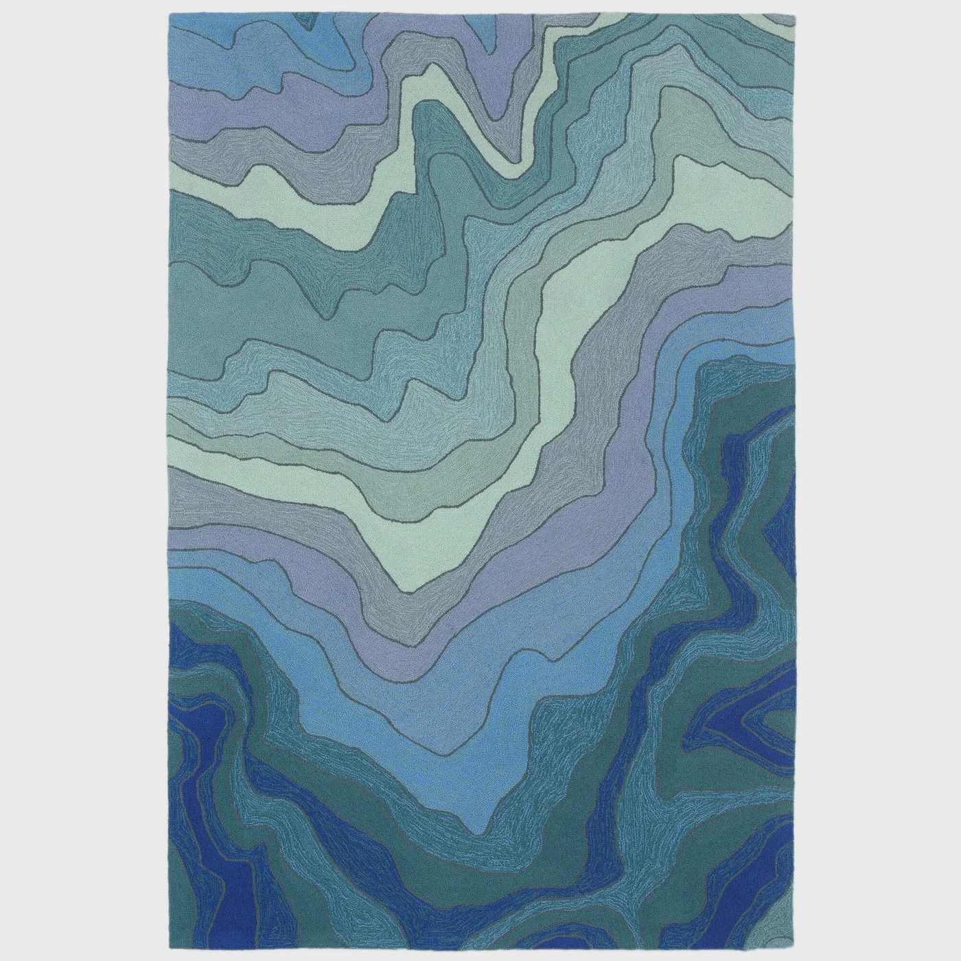 Liora Manne Ravella Mykonos Indoor/Outdoor Rug Water