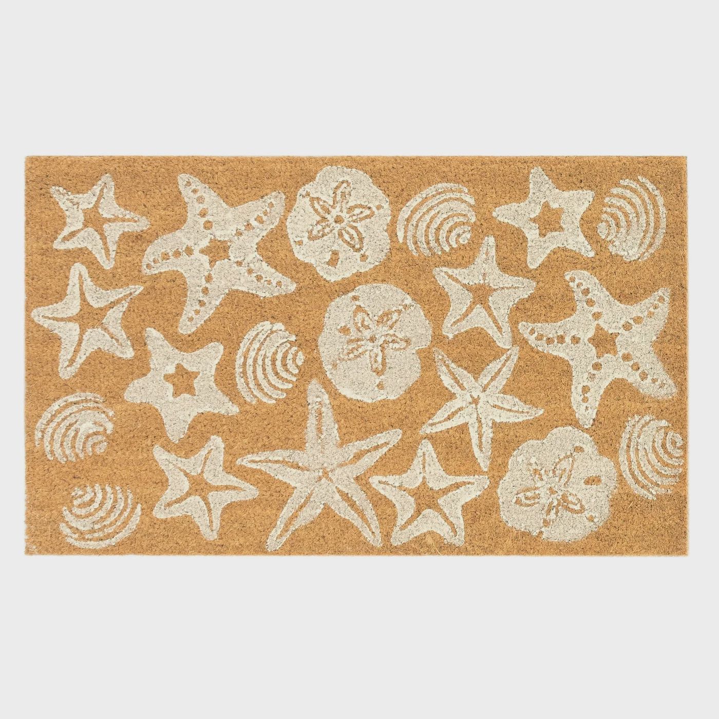Natura Shells Outdoor Mat White