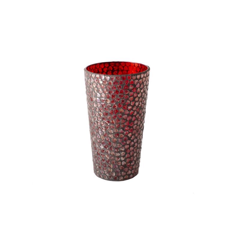 Mosaic Heart Vase