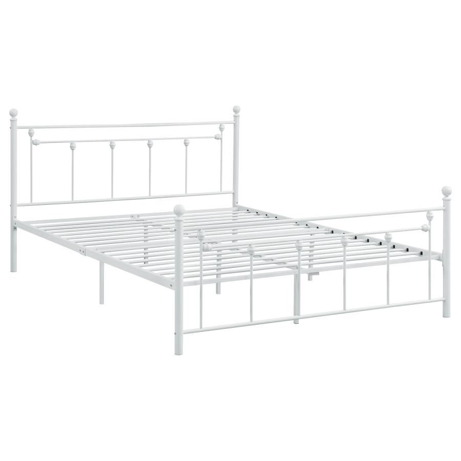 Canon Metal Open Frame Bed, Colour: White, Size: Full