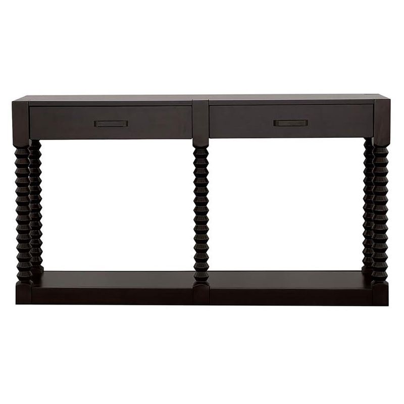 Meredith 2-drawer Wood Entryway Console Table Coffee Bean