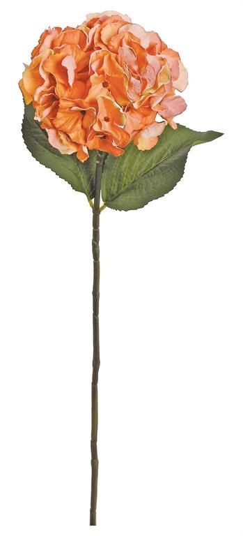 Vintage Hydrangea 26.5&quot;, Colour: Coral