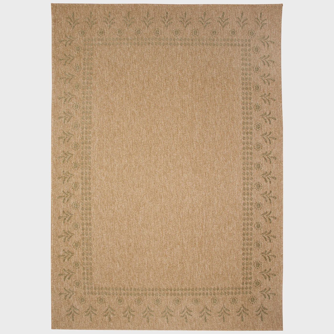Sahara Block Print Border Indoor/Outdoor Rug