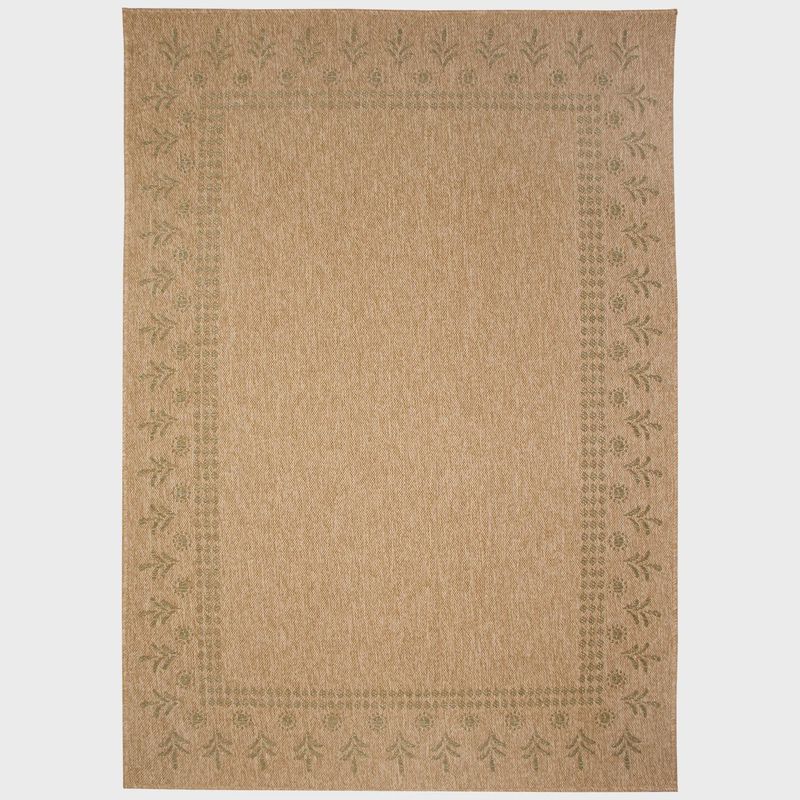 Sahara Block Print Border Indoor/Outdoor Rug
