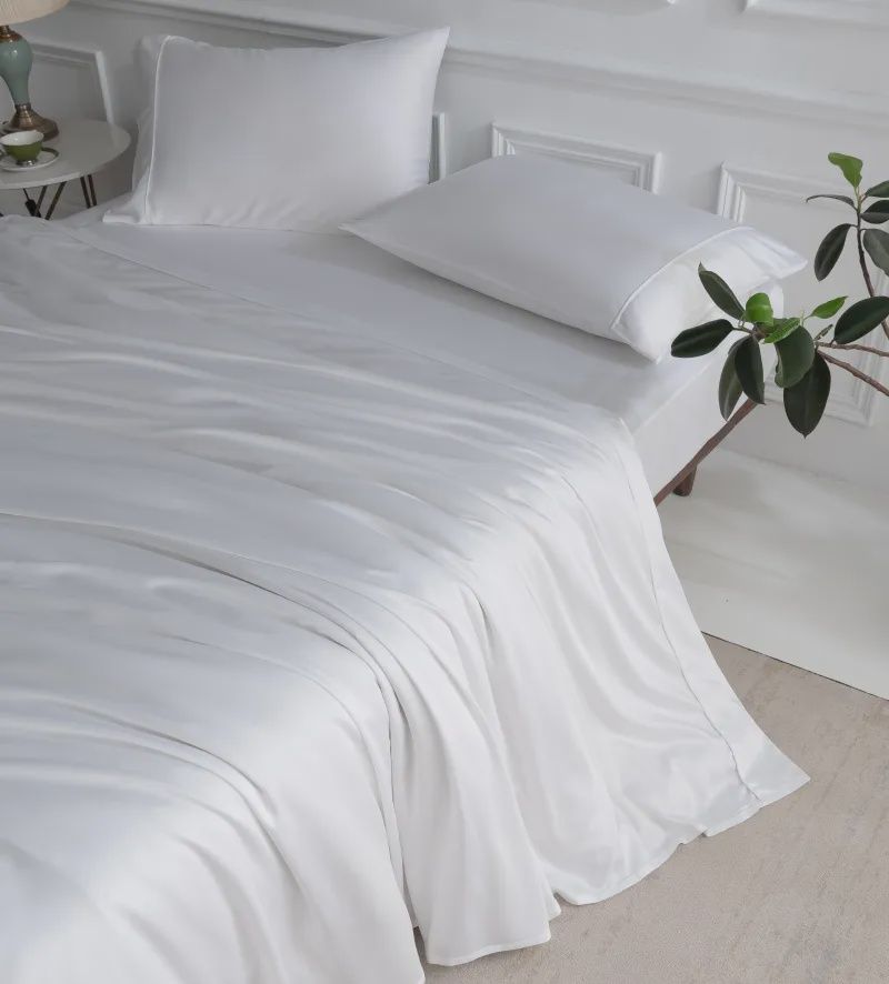 Bamboo Viscose Sheet Set, Size: King, Colour: White