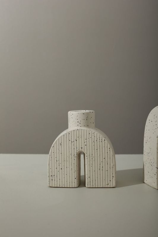 Trefoil Candleholder 4.5x2x5"