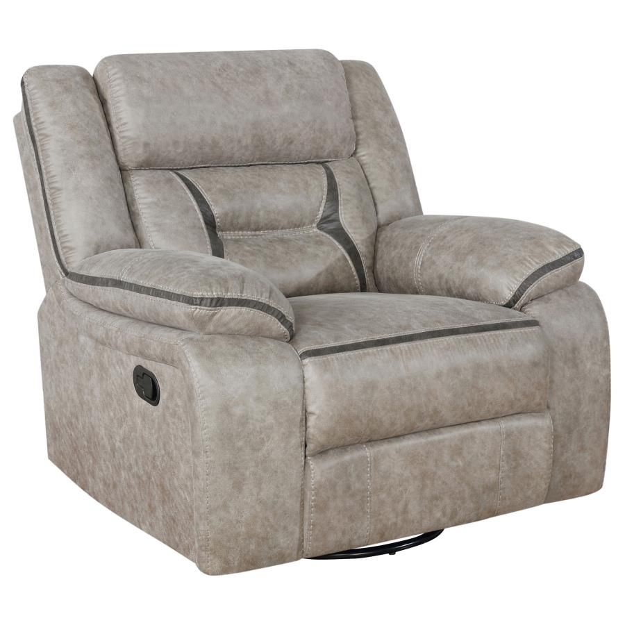 Greer Swivel Reclining Chair Taupe