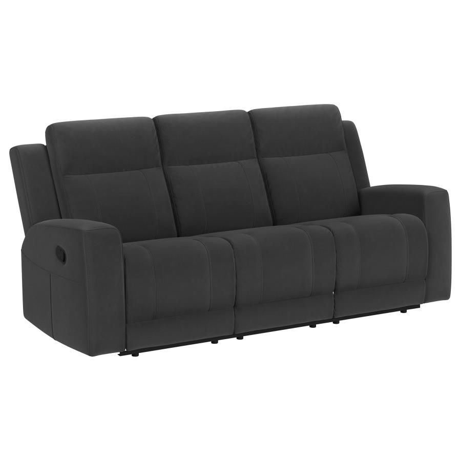 Brentwood Reclining Sofa Charcoal