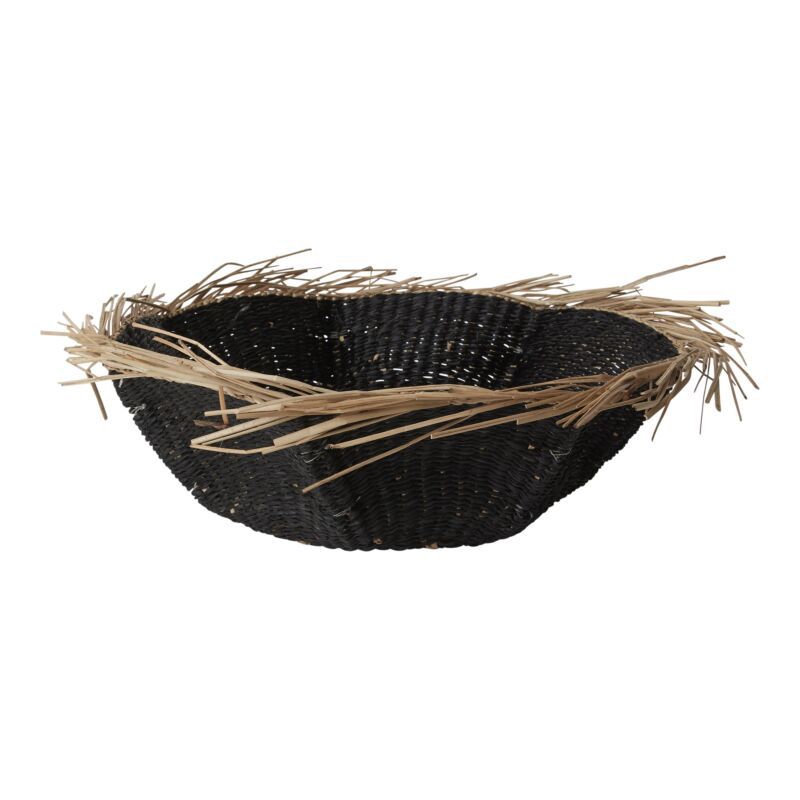 Hague Basket Solid Black 17.5"x5"
