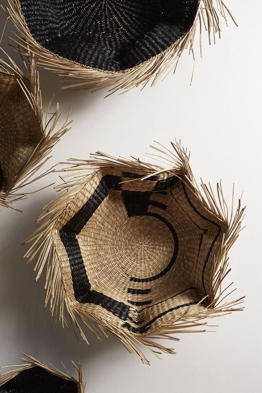 Hague Basket, Multi Stripe 17.5x5"