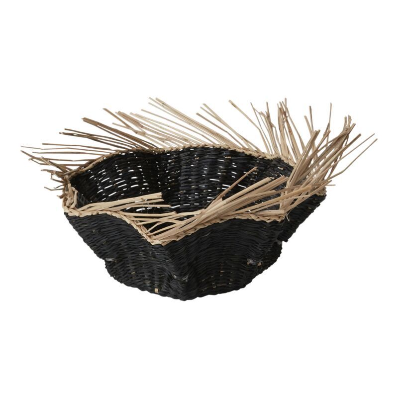 Hague Basket, Solid Black 9.5x3.75&quot;