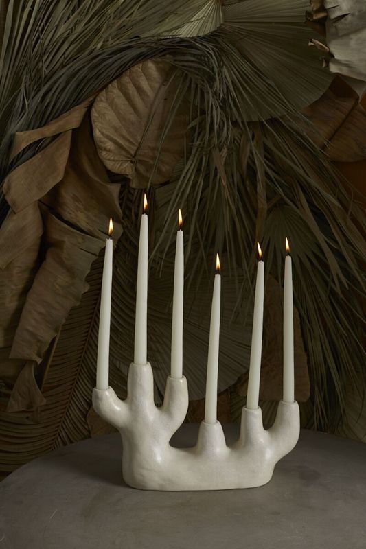 Taurus Candleholder Large 15x4x8"