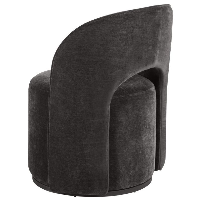 Harjo Velvet Swivel Accent Chair