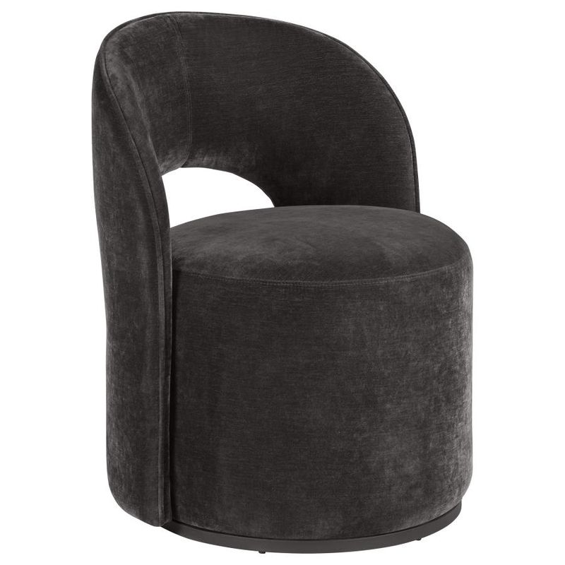 Harjo Velvet Swivel Accent Chair