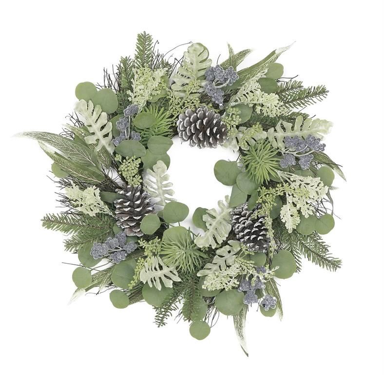 Wreath Wildflowr/Grass 24"