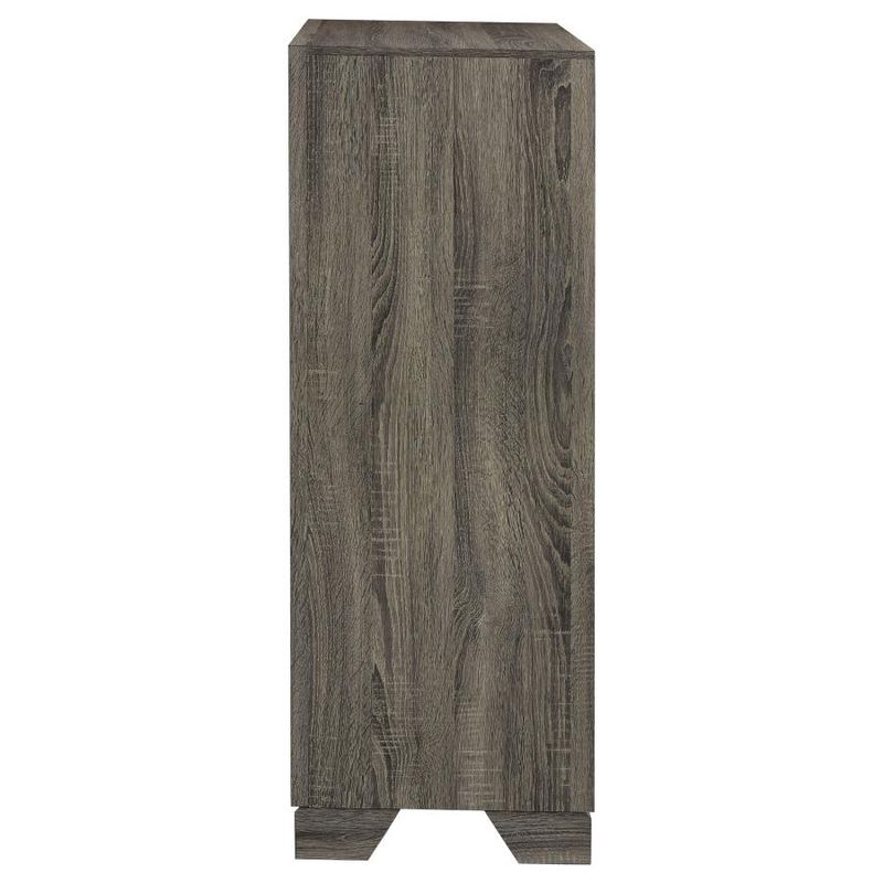Wright 4 Drawer Chest, Brown Oak