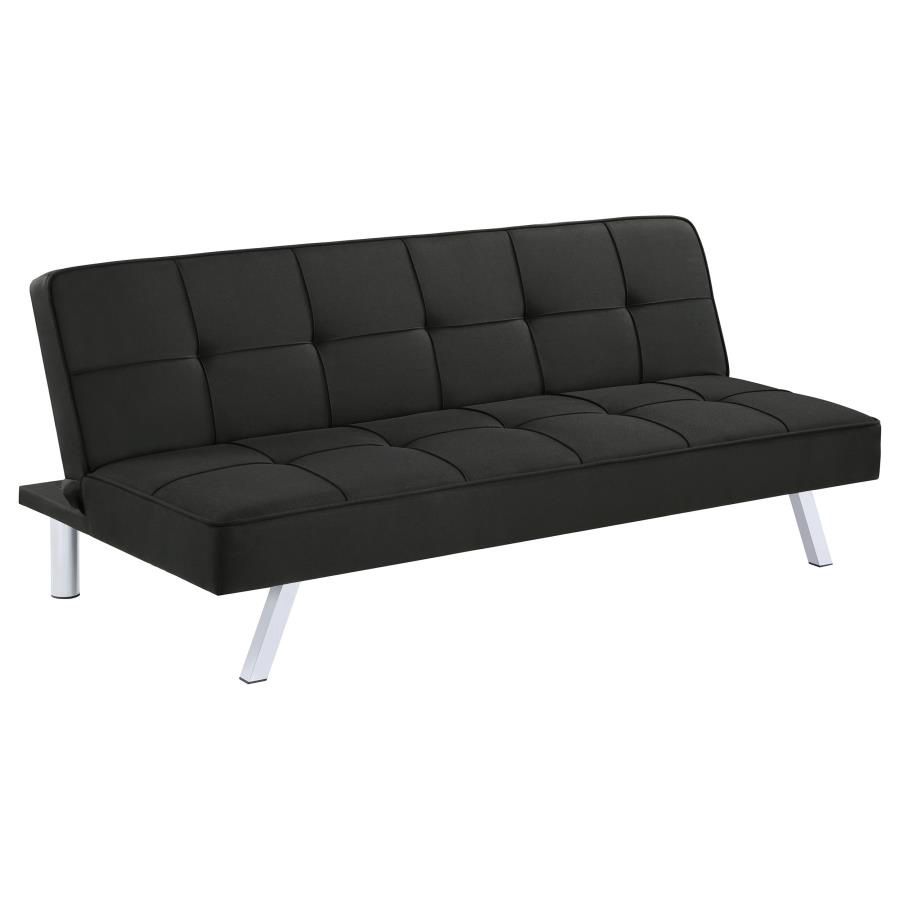 Joel Tufted Futon Black