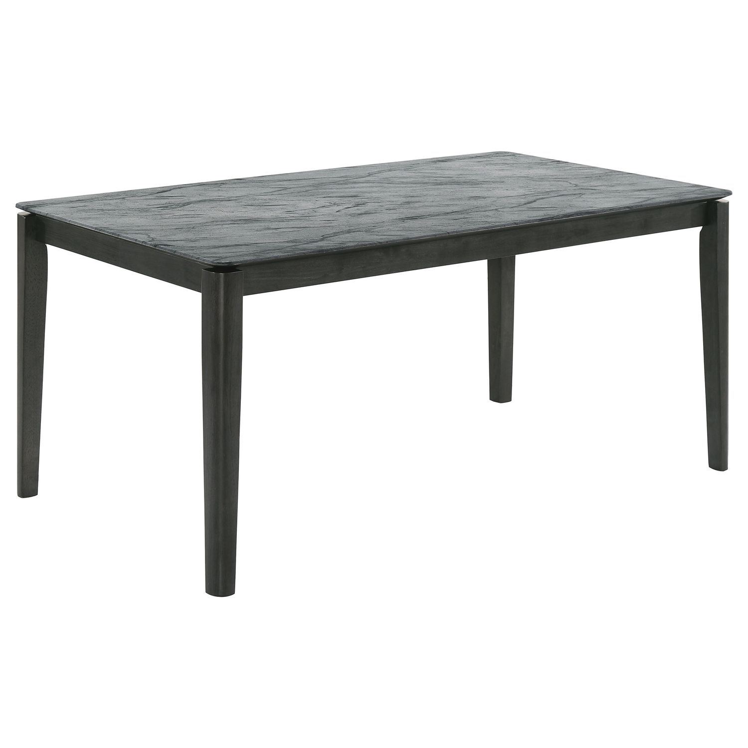 Stevie 5-Piece Rectangular Dining Table Grey And Black