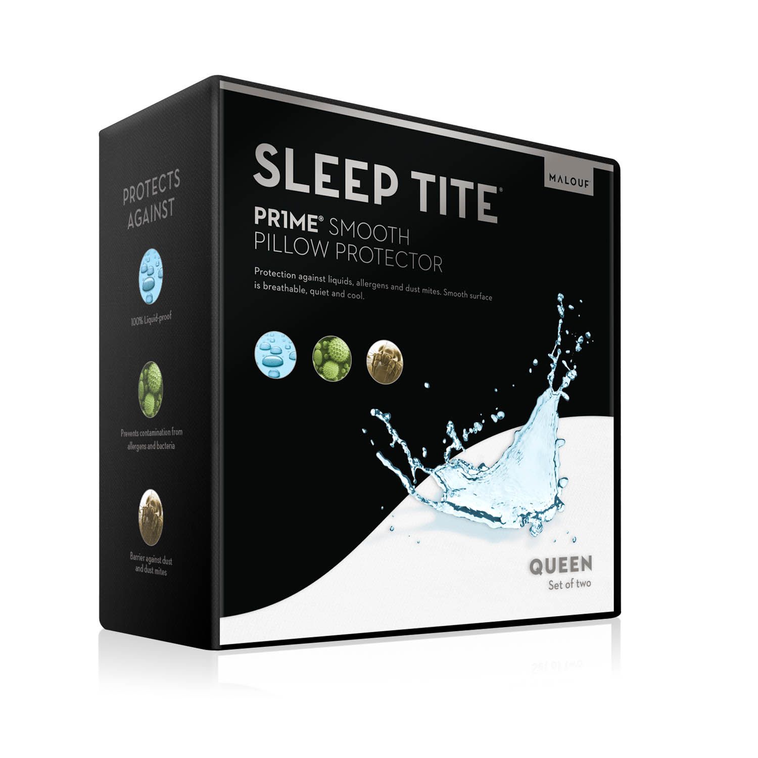 Sleep Tite Prime Smooth Mattress Protector, Size: Twin