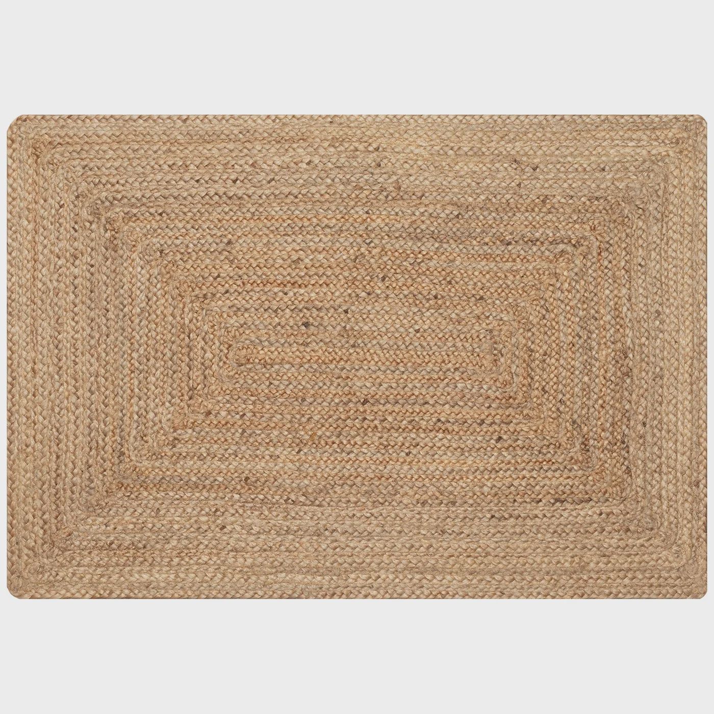 Tulum Plain Indoor Area Rug Natural, Size: 2x3
