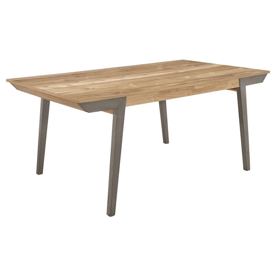 Nogales Rectangular 71-inch Wood Dining Table, Colour: Coastal Grey