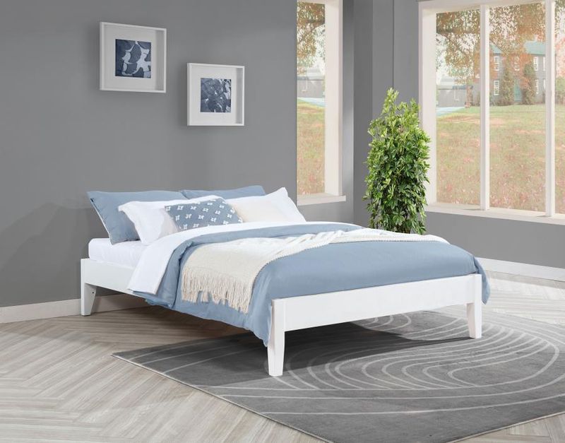 Hounslow Full Platform Bed White