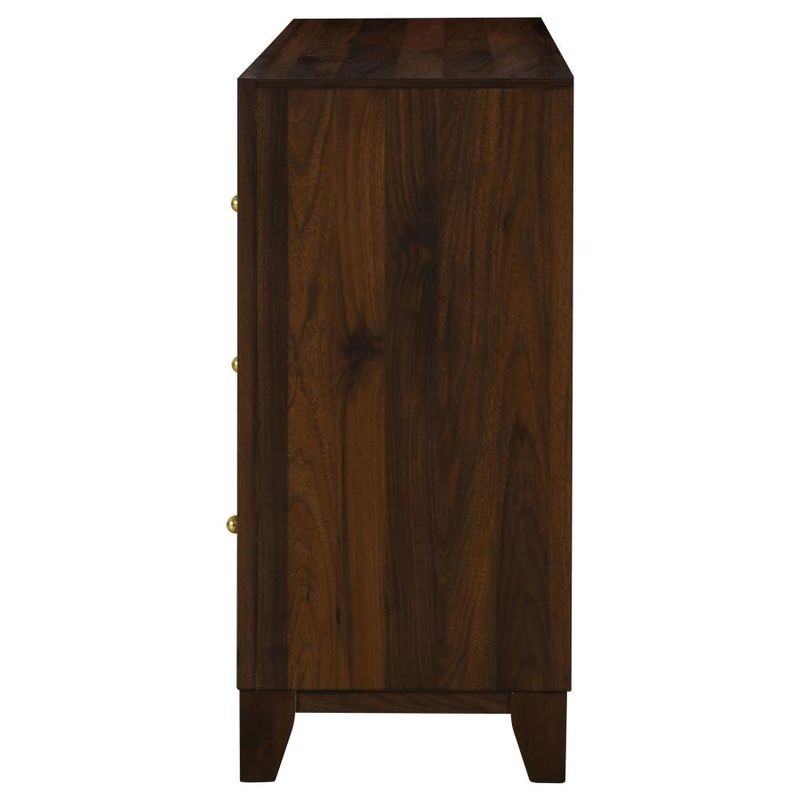 Welsley 6 Drawer Dresser, Walnut