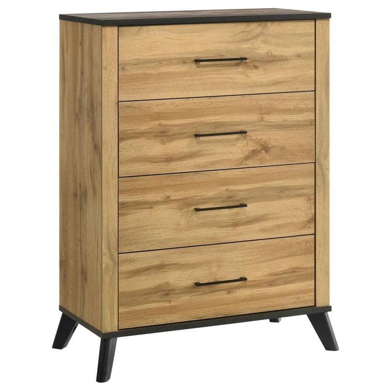 Kaywood 4 Drawer Chest, Natural Pine