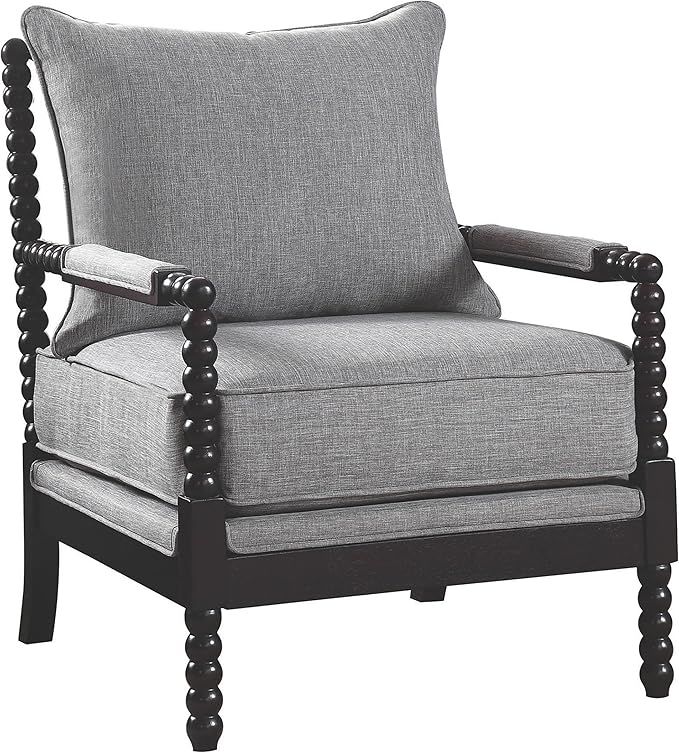 Blanchett Accent Chair, Colour: Grey and Black