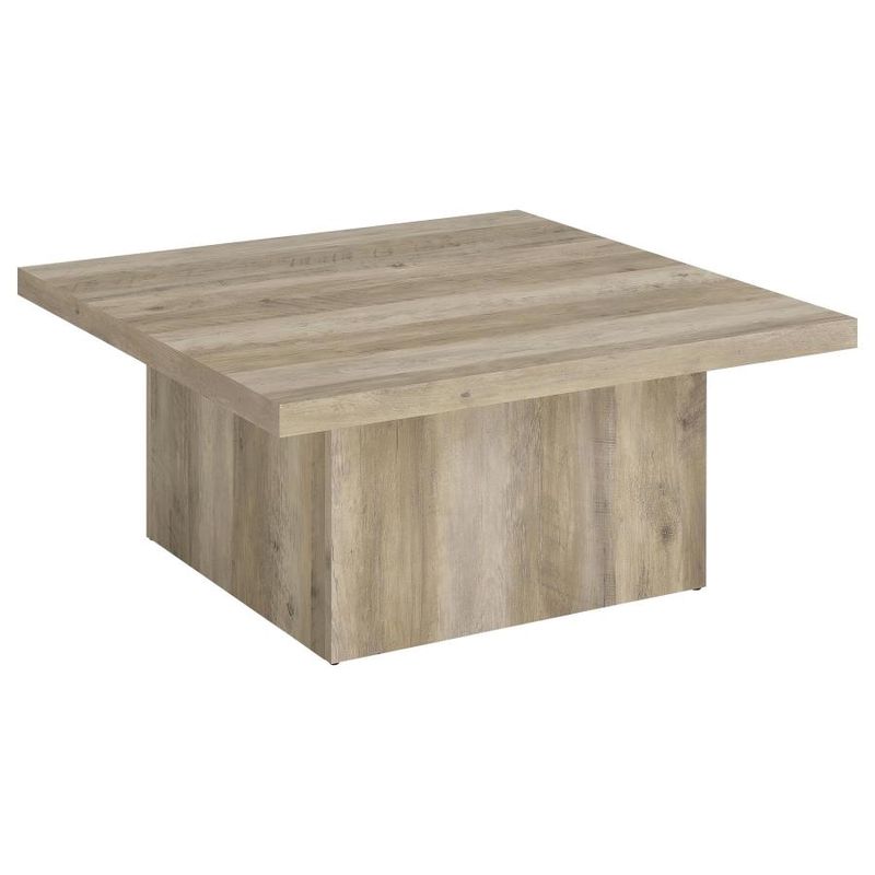 Devar 2-piece Coffee End Table Set Distressed Pine