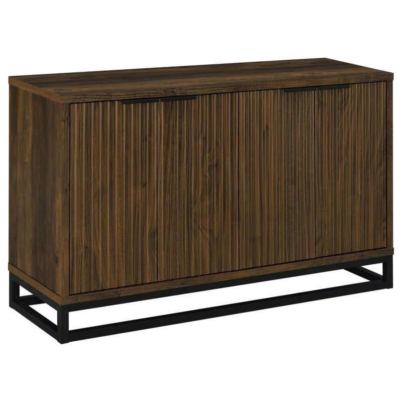 Ryatt 4-door Accent Cabinet Dark Pine