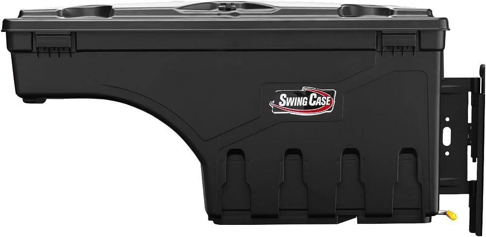 UnderCover SwingCase Truck Bed Storage Box Fits 1999 - 2014 Ford F-150 Passenger Side , Black