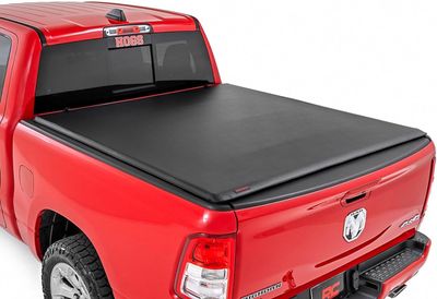 Rough Country Soft Roll-up Bed Cover, 2019-up, No RamBox, Dodge Ram 2019-up, Short Bed Size.