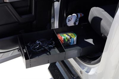 Dee Zee Under Seat Storage Drawers Systems & Cargo Holders, 2019-up, Sierra/Silverado, Crew Cab.