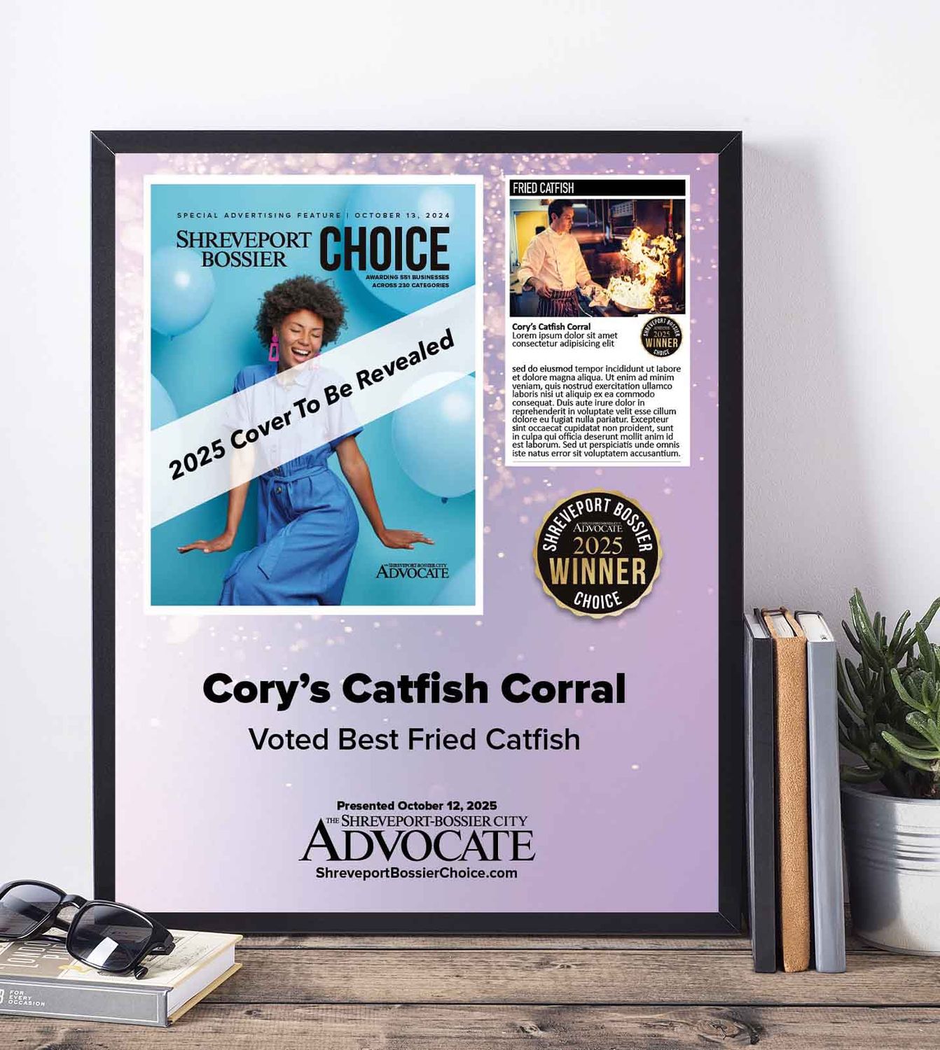 Winner's Cover Premium Plaque