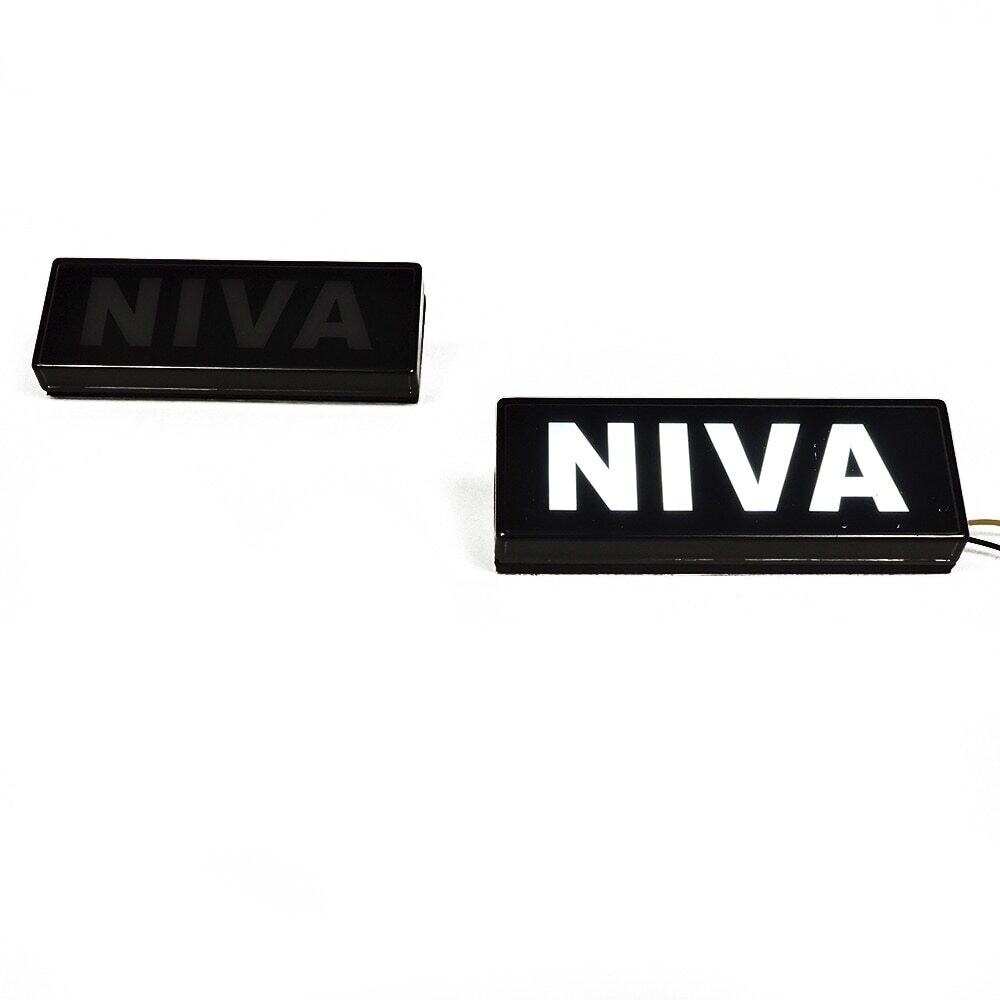 Повторители поворота боковые "NIVA" с белым светом