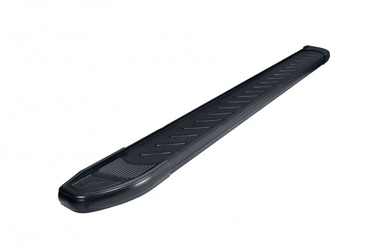 Пороги алюминиевые Lifan X60 (2011-2016) Prestige Black черные