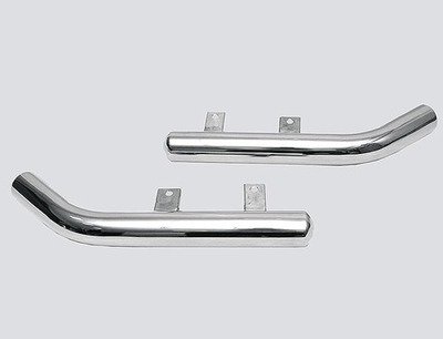 Защита заднего бампера «Уголки цельные» (Ø=63,5 мм), Chevrolet Niva (- 03.2009) (нержавеющая сталь)