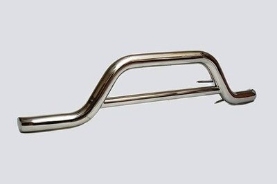 Защита переднего бампера «Волна»  (Ø=63,5 мм), Chevrolet Niva (- 03.2009) (нержавеющая сталь)