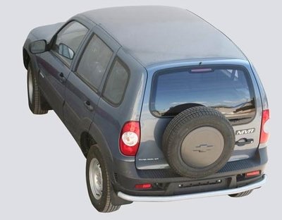 Защита заднего бампера «Коромысло», Chevrolet Niva (03.2009 -)/Lada Niva (07.2020 -)