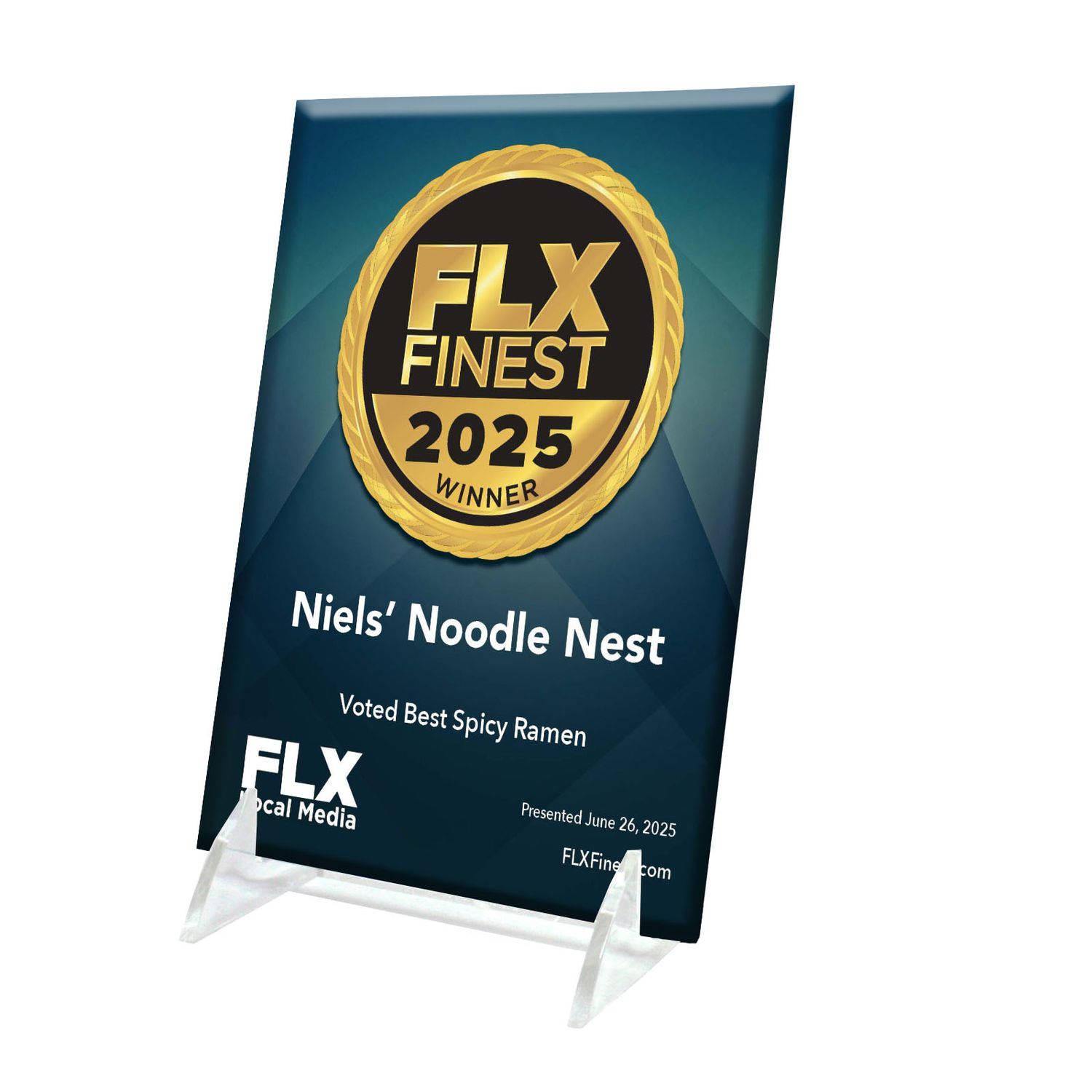 Crystal Keepsake Plaque