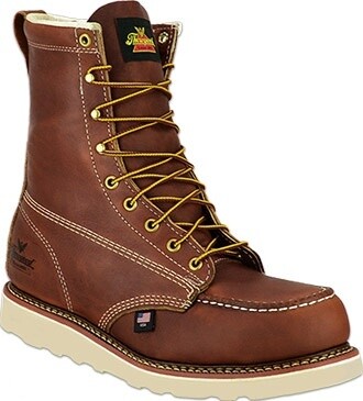 TG 804-4208 Tobacco  8&#39;&#39; Wedge Moc Steel Toe SM25