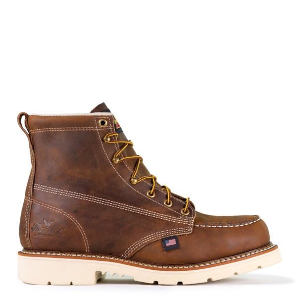 TG 804-4375 Crazy Horse 6&quot; Moc Steel Toe Boot SM25