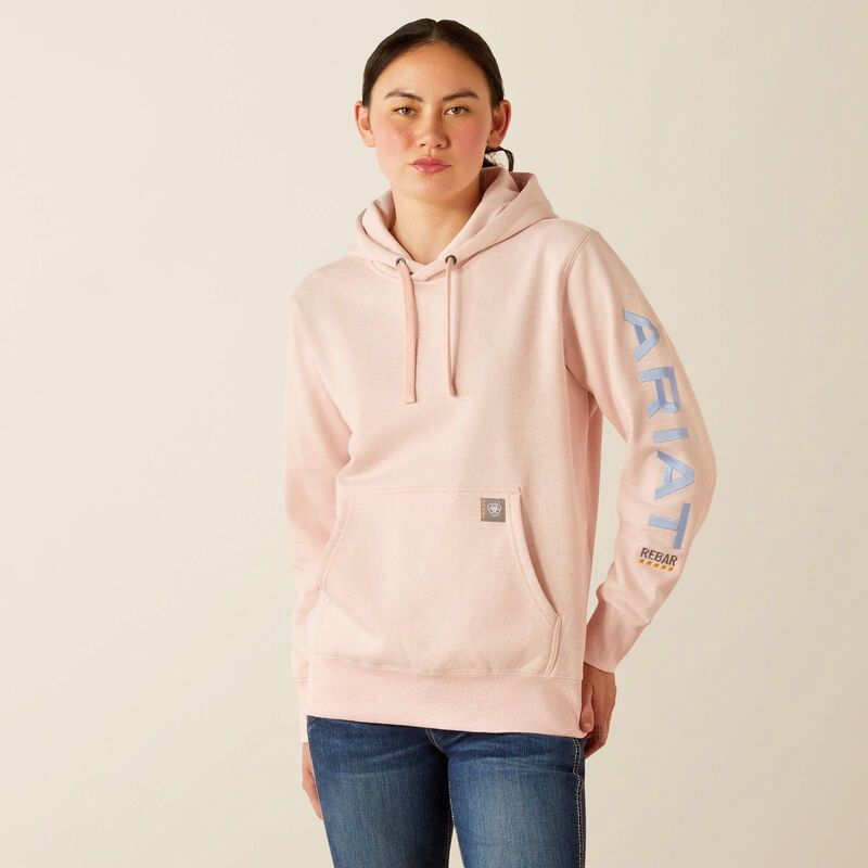 ART10055109 WMN&#39;s Rebar Pink Graphic  Hoodie SP25