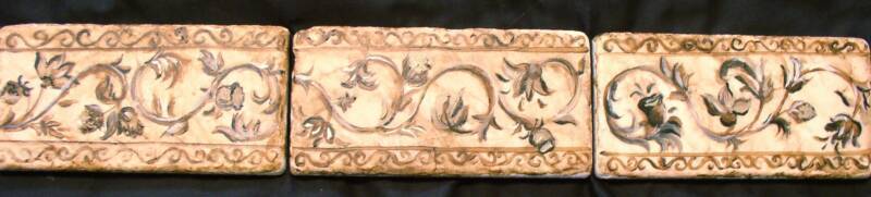 Antique Sepia Scroll Border