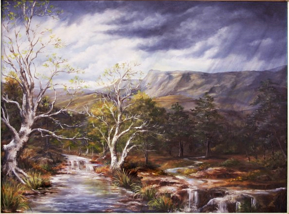 Spring Rains on the Mesa