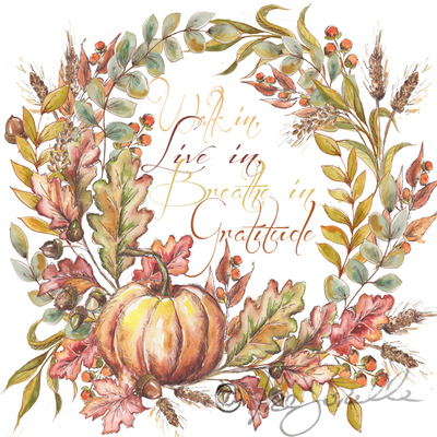 Harvest Bohemian Wreath Gratitude Printable Harvest Bohemian Wreath Gratitude Printable