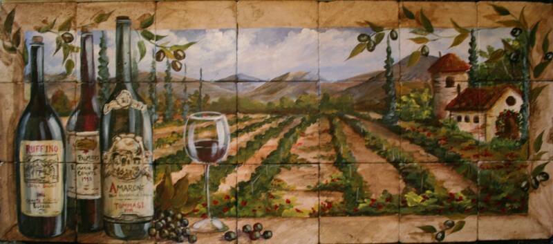 Three Wine Bottles