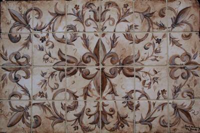 &quot;Fleur D&#39; Lis Scrollwork III&quot;