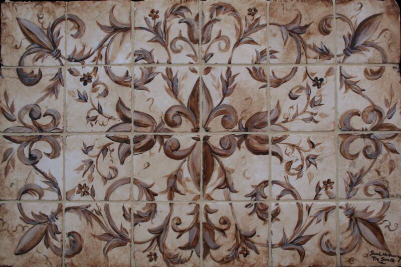 &quot;Fleur D&#39; Lis Scrollwork III&quot;